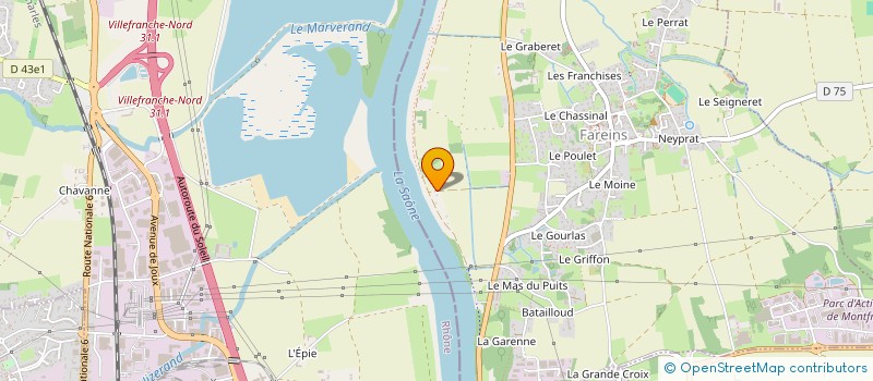 localisation de l'entreprise BDE & GG  FAREINS