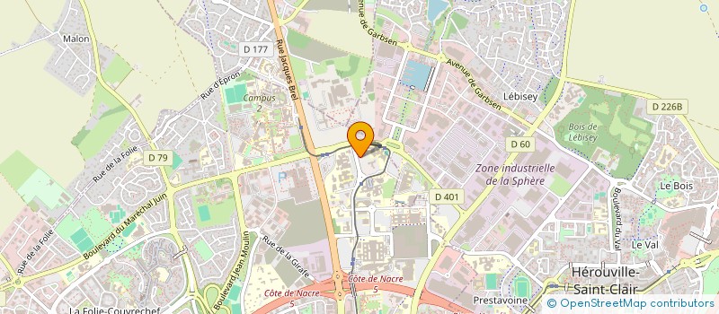 localisation de l'entreprise BDE IAE CAEN à CAEN