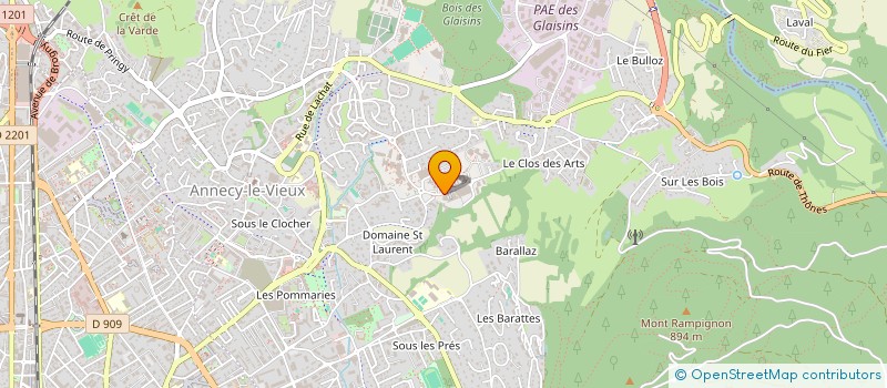 localisation de l'entreprise BDE IAE SAVOIE MONT BLANC  ANNECY