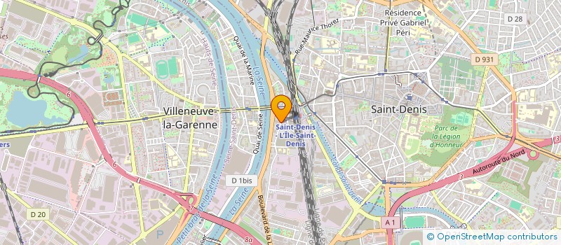 localisation de l'entreprise BDE IESH DE PARIS HUMANITAIRE à SAINT-DENIS