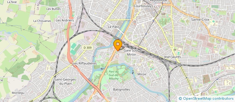 localisation de l'entreprise BDE IFAG LE MANS  LE MANS