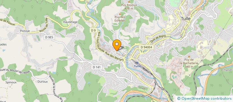 localisation de l'entreprise BDE IFMEM  TULLE