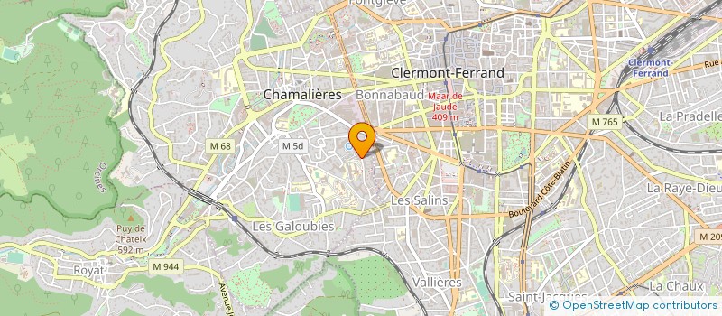 localisation de l'entreprise BDE INSPE UN PIED DANS L'ECOLE à CHAMALIERES