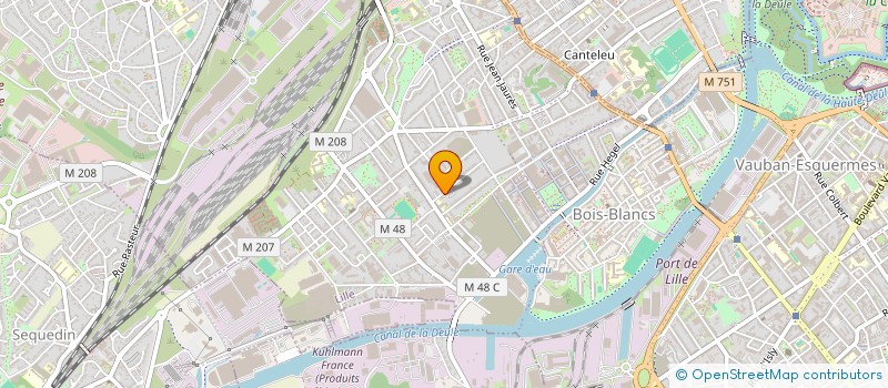 localisation de l'entreprise BDE INVEST à LILLE
