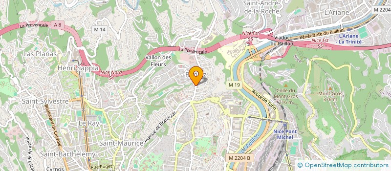 localisation de l'entreprise BDE IRFSS PULS à NICE
