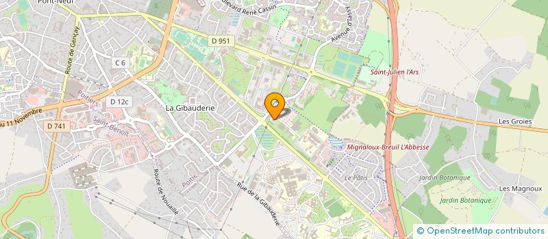 localisation de l'entreprise BDE IUT GMP POITIERS à POITIERS