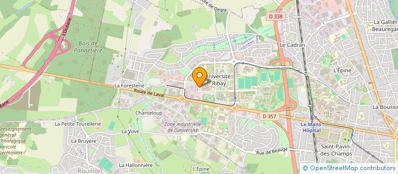 localisation de l'entreprise BDE LA MEEFA  LE MANS