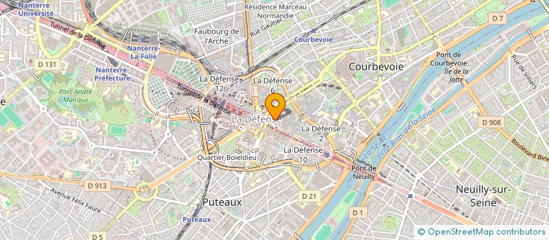localisation de l'entreprise BDE LEGACY - ESCE à COURBEVOIE