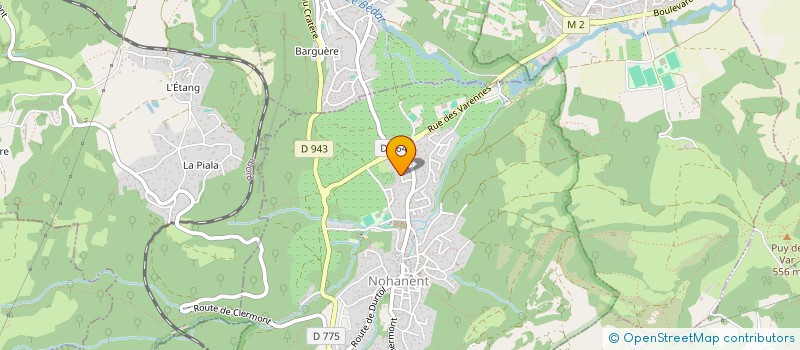 localisation de l'entreprise BDE LES ARVERNES HISTOIRE  NOHANENT