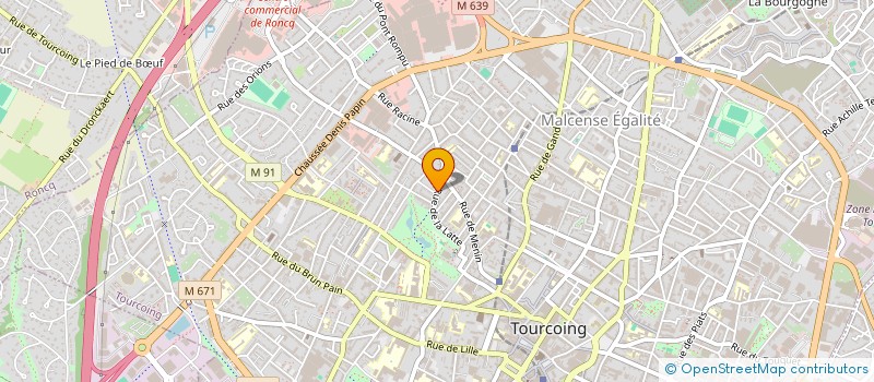 localisation de l'entreprise BDE LES REDOX CHILI PEPPERS  TOURCOING