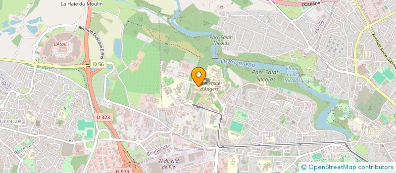 localisation de l'entreprise BDE LLCE ANGERS à ANGERS
