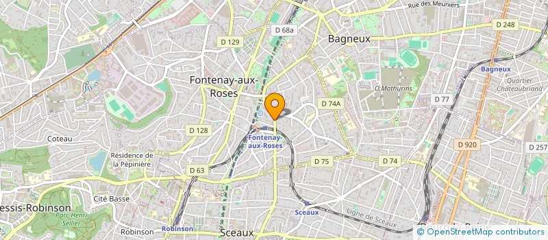 localisation de l'entreprise BDE MASTER CCA PARIS SACLAY à FONTENAY-AUX-ROSES