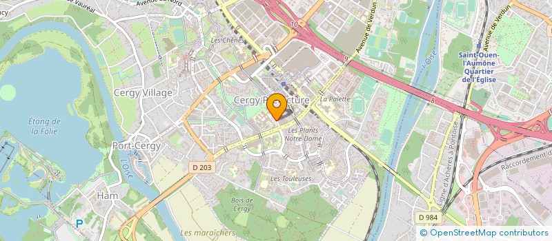 localisation de l'entreprise BDE MASTERES ESSEC  CERGY