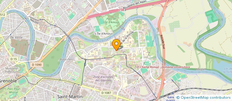 localisation de l'entreprise BDE-MIAGE  SAINT MARTIN D'HERES