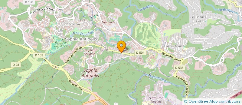 localisation de l'entreprise BDE MIAGE NICE SOPHIA  BIOT