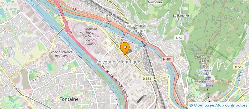 localisation de l'entreprise BDE MMI POLYGONE GRENOBLE  GRENOBLE