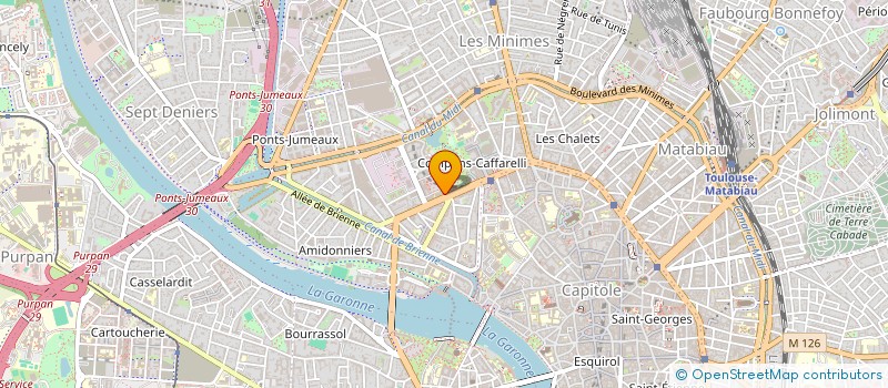 localisation de l'entreprise BDE N.296  TOULOUSE