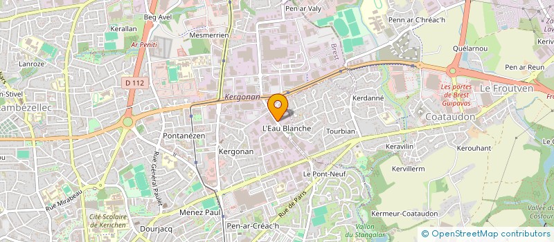 localisation de l'entreprise BDE NEVEZ'CAM à BREST