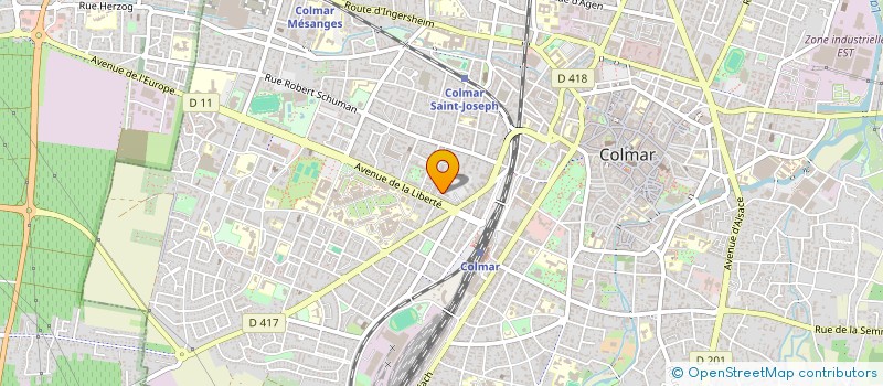 localisation de l'entreprise BDE ODYSSEE  COLMAR