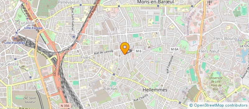 localisation de l'entreprise BDE PATRIMOINE à LILLE