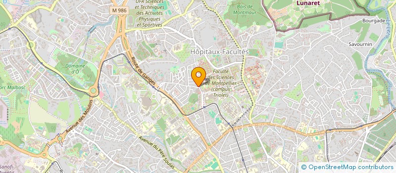 localisation de l'entreprise BDE POLYTECH MONTPELLIER à MONTPELLIER