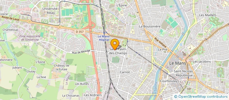 localisation de l'entreprise BDE RUSTEZE  LE MANS