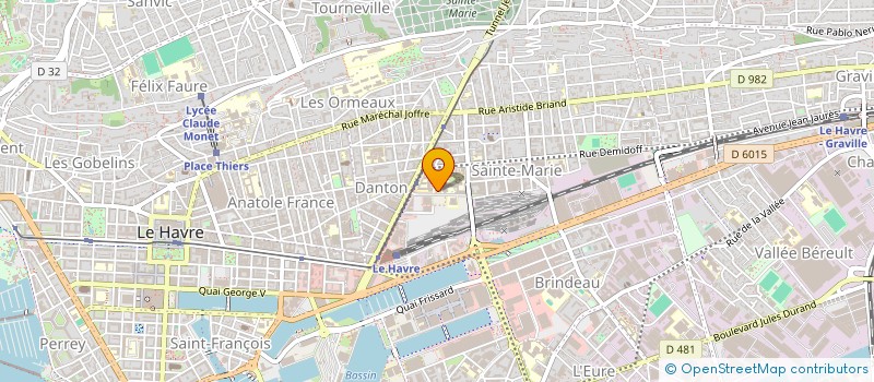 localisation de l'entreprise BDE SCIENCESTECH  LE HAVRE