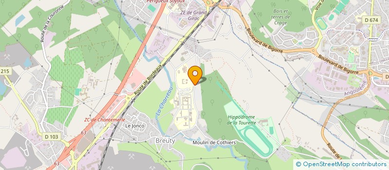 localisation de l'entreprise BDE STAPS ANGOULEME à LA COURONNE