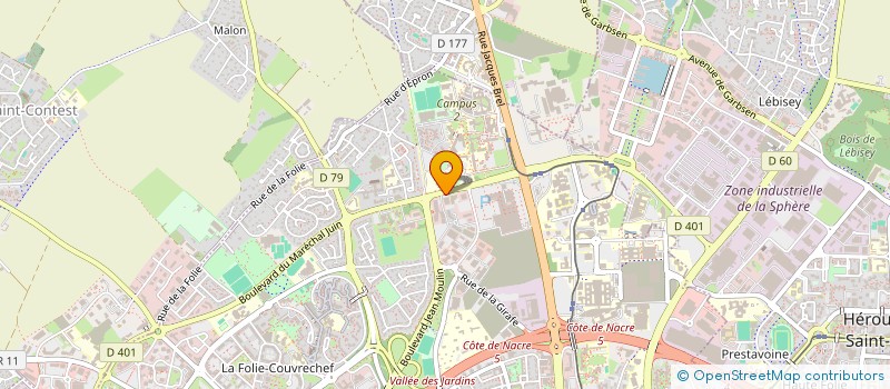 localisation de l'entreprise BDE STAPS CAEN à CAEN