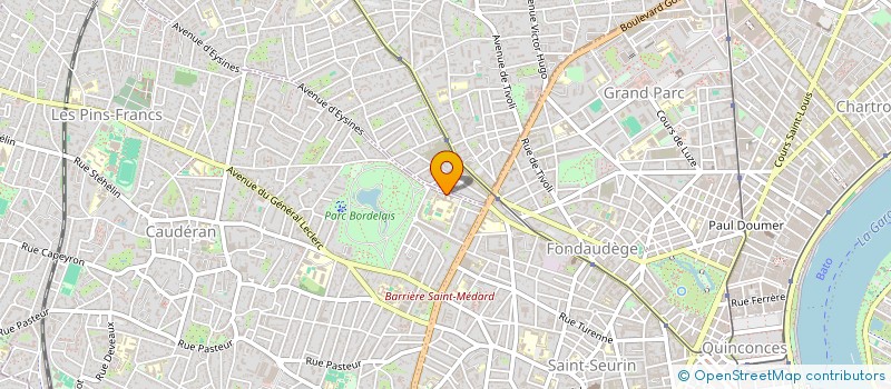 localisation de l'entreprise BDE TIVOLI SUP  BORDEAUX