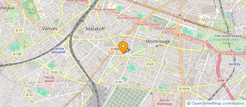 localisation de l'entreprise BDE UNIT à MONTROUGE