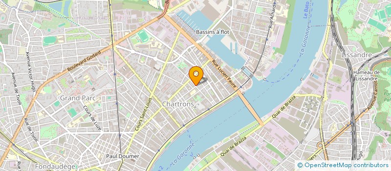 localisation de l'entreprise BDEBON  BORDEAUX