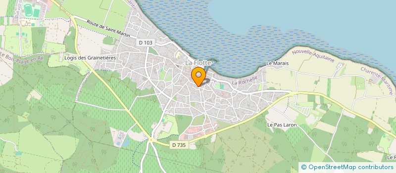 localisation de l'entreprise BDEW  LA FLOTTE