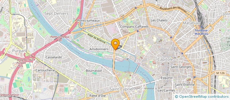 localisation de l'entreprise BDEX 1 - 2015 à TOULOUSE