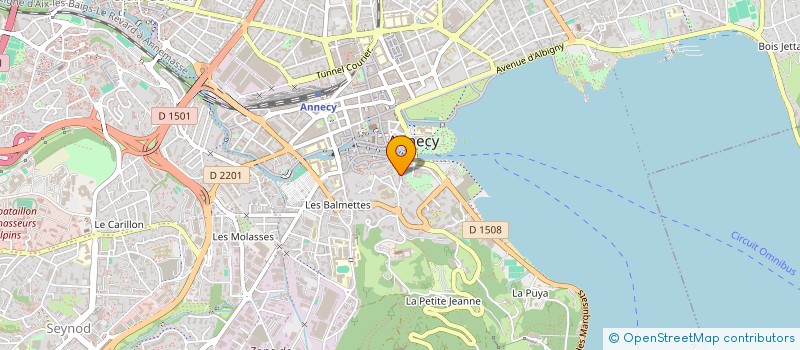 localisation de l'entreprise BDF  POISY