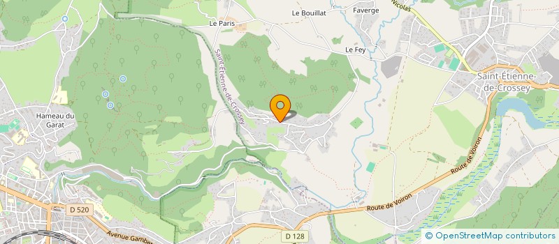 localisation de l'entreprise BDF à SAINT-ETIENNE-DE-CROSSEY