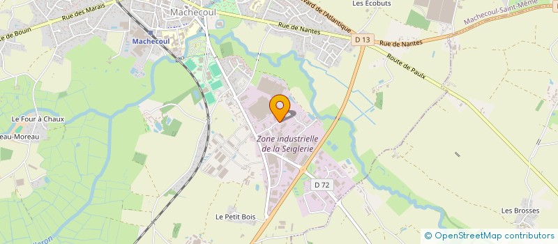 localisation de l'entreprise BDF BEILLEVAIRE DISTRIBUTION FROMAGES à MACHECOUL-SAINT-MEME