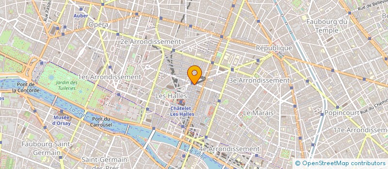 localisation de l'entreprise BDF CONSULTANTS à PARIS