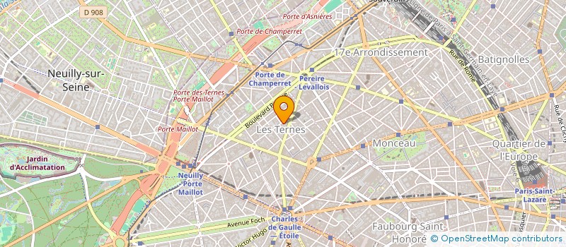 localisation de l'entreprise BDF INVESTISSENT  PARIS