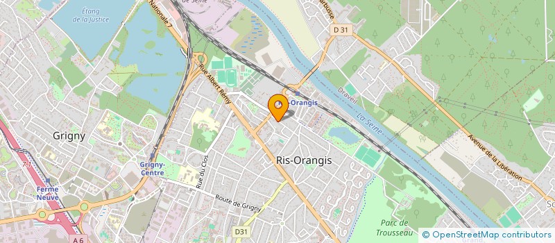 localisation de l'entreprise BDF RENOVATION  RIS-ORANGIS