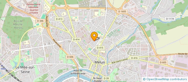 localisation de l'entreprise BDF SAINT LOUIS à MELUN