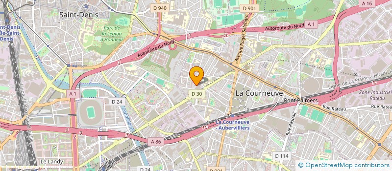 localisation de l'entreprise BDF TRANSPORT  AULNAY-SOUS-BOIS
