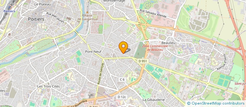 localisation de l'entreprise BDFL CAPITAL  POITIERS