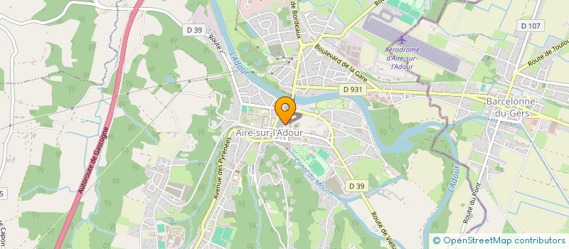 localisation de l'entreprise BDFM  AIRE-SUR-L'ADOUR