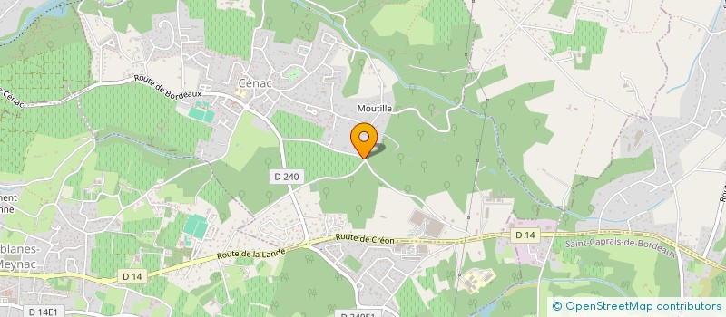 localisation de l'entreprise BDG  CENAC