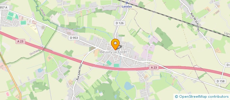 localisation de l'entreprise BDG  BEUVRY-LA-FORET