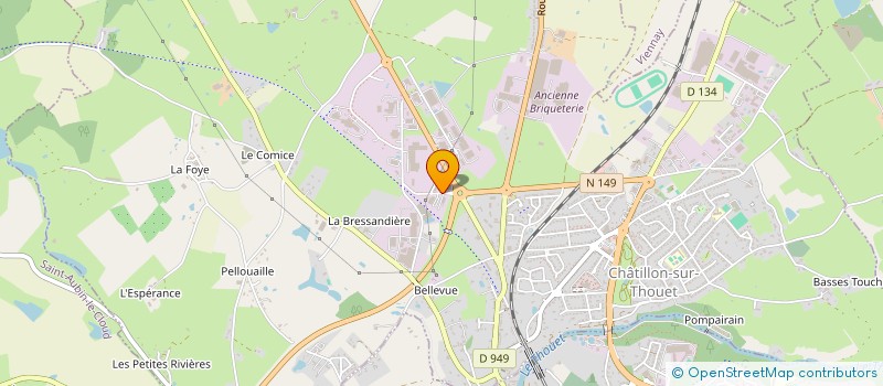 localisation de l'entreprise BDG à CHATILLON-SUR-THOUET