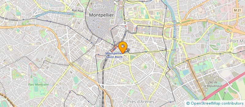 localisation de l'entreprise BDG à MONTPELLIER