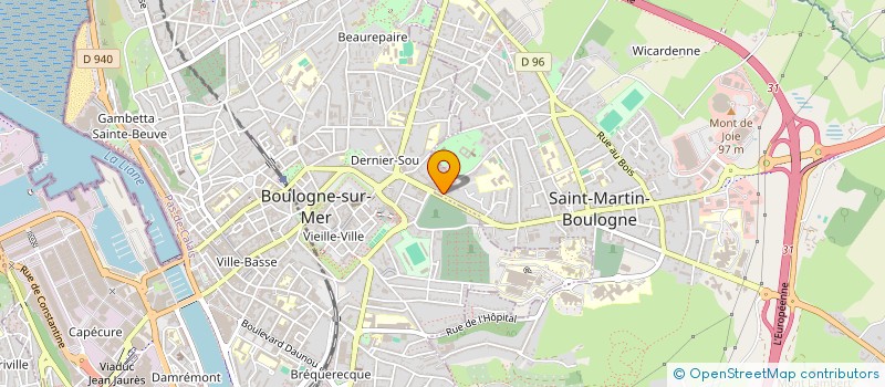 localisation de l'entreprise BDG  SAINT-MARTIN-BOULOGNE