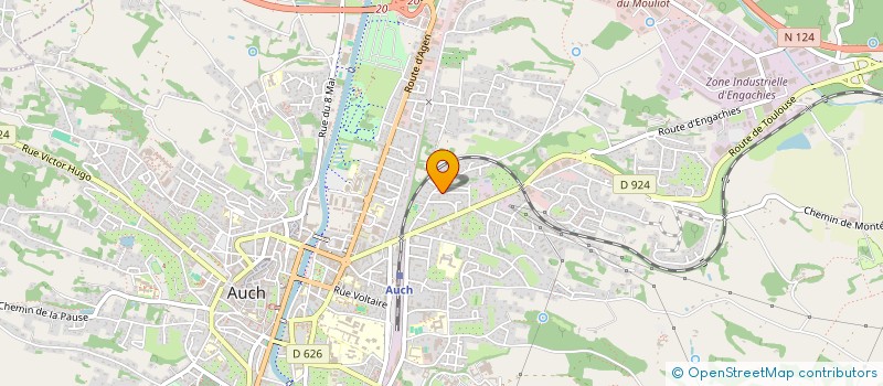 localisation de l'entreprise BDG à AUCH